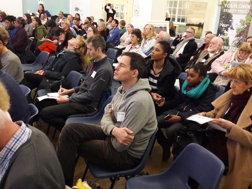The audience at the inaugural 'Festival of Ideas for Change'.