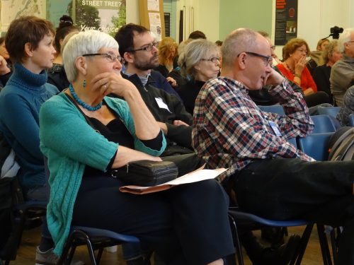 The audience at the inaugural 'Festival of Ideas for Change' held in November 2016.
