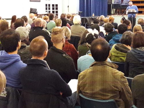 Lui Smyth advocates for an 'Unconditional Basic Income for All' (Session 2: A Fairer World)