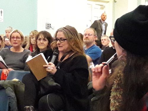 Questions during one of the discussions at the Brockley Festival of Ideas, November 2016.