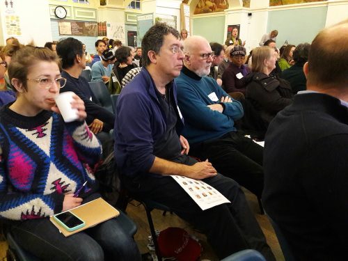 Questions from the audience at the Brockley Festival of Ideas, November 2016.