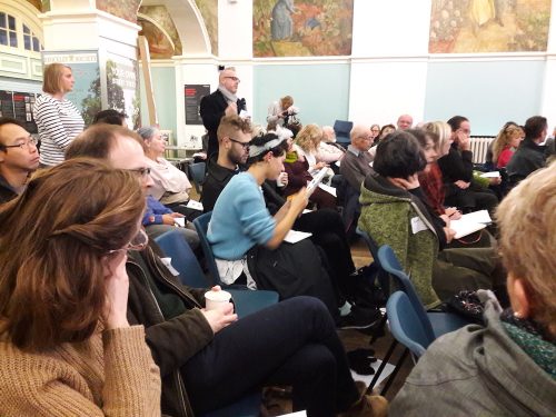 Questions from the audience at the Brockley Festival of Ideas, November 2016.